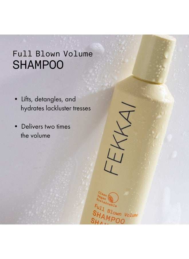 Ekkai Full Blown Volume Shampoo + Conditioner 8.5 Oz Bottle Of Each Lifts Detangles & Hydrates Salon Grade Ewg Compliant Vegan & Cruelty Free