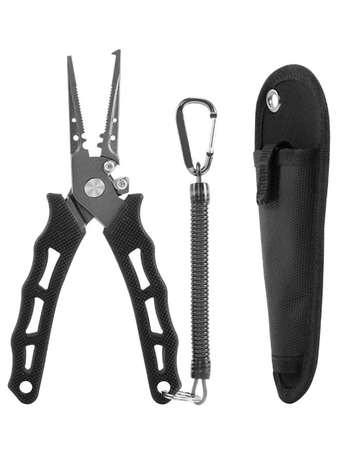 Fishing Plier With Sheath And Lanyard