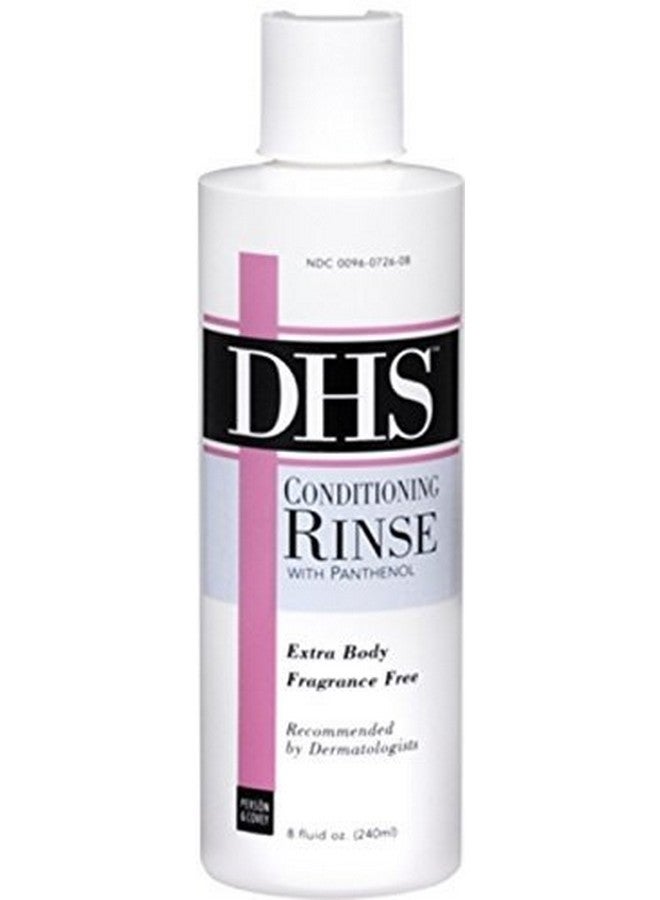 Dhs Conditioning Rinse Fragrance Free Extra Body 8 Oz By Dhs