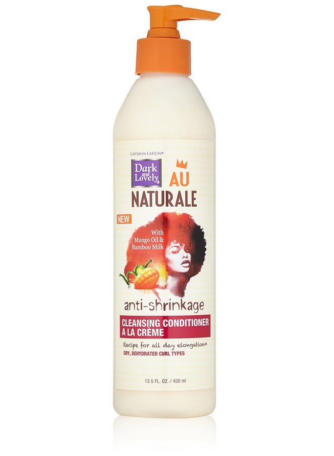 Dark And Lovely Au Natural Antishrinkage Cleansing Conditioner A La Creme 13.5 Fluid Ounce