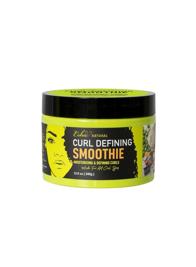 Sha Girl Natural Curl Smoothie Style & Define Your 3C & 4C Curls Revive Your Curls Frizz Control Hydrate Rosemary Biotin Treatment Tame & Enhance Definition (12 Oz.)