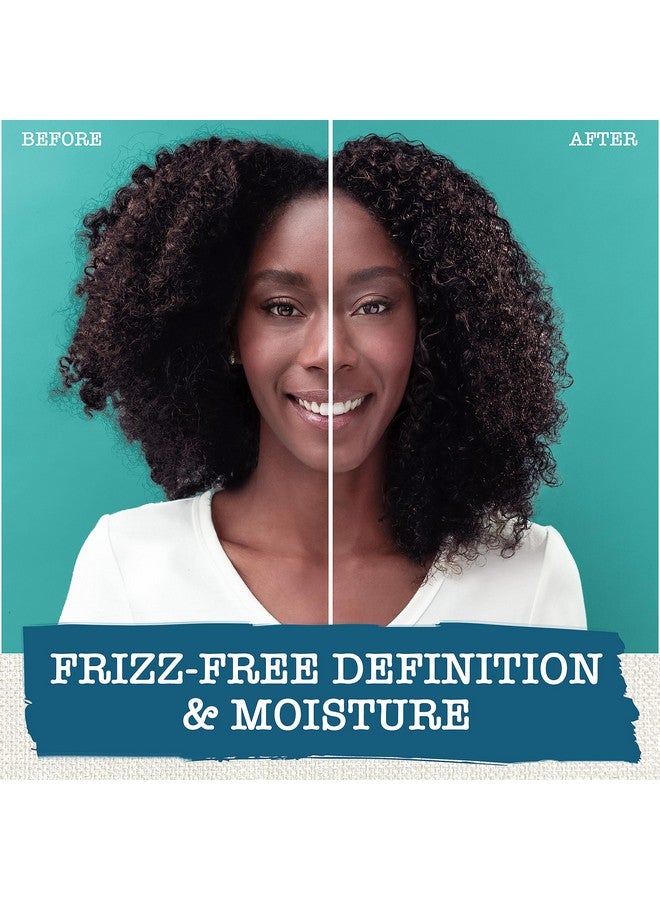 Aui Moisture Frizz Free + Shea Butter Elongating Gel Hair Styling Gel For Curly Hair 10 Oz