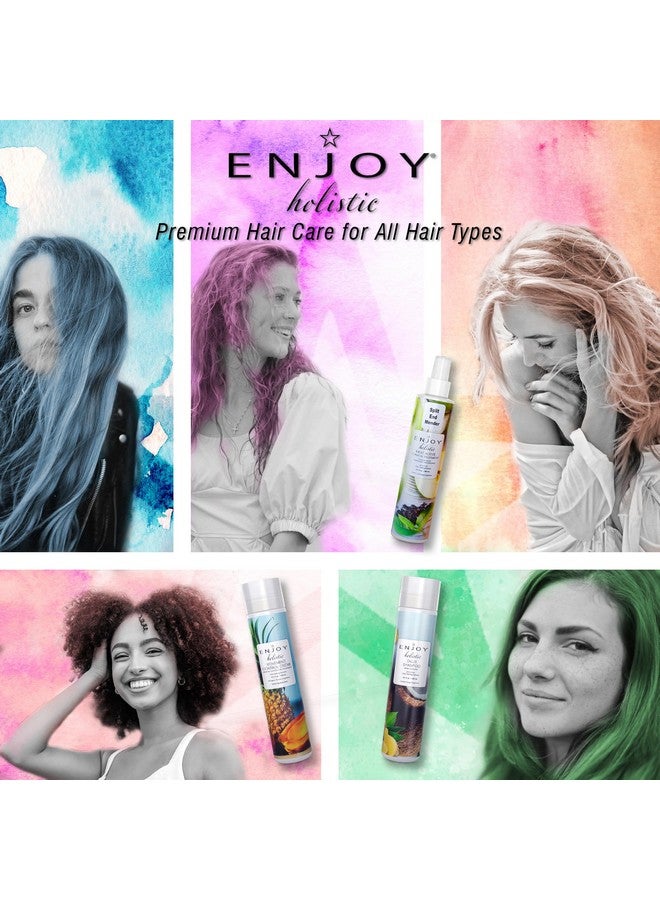 Njoy Hair Care Holistic Volumizing Blowout Gel For All Hair Types Hair Styling Gel Curly Hair Products Hair Waver Hair Styling Products 10 Oz.