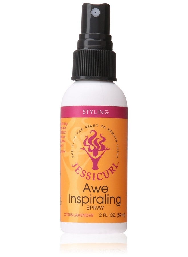 Essicurl Awe Inspiraling Spray Citrus Lavender 2 Fl Oz. Moisturizing Midday Curl Refresher Spray For Curly Hair Curl Defining