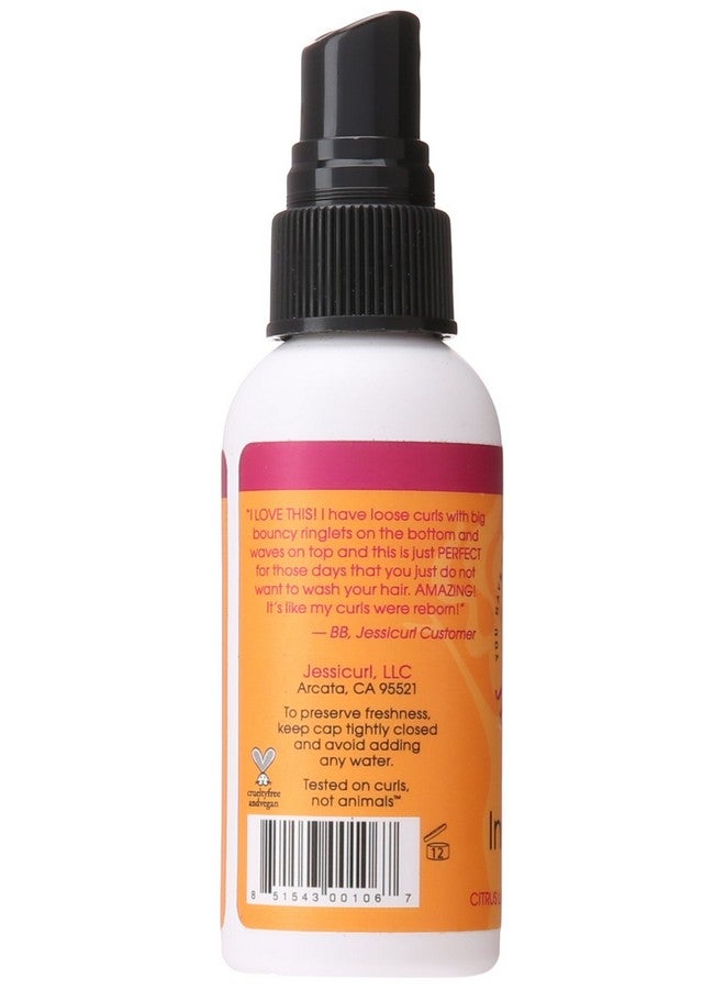 Essicurl Awe Inspiraling Spray Citrus Lavender 2 Fl Oz. Moisturizing Midday Curl Refresher Spray For Curly Hair Curl Defining