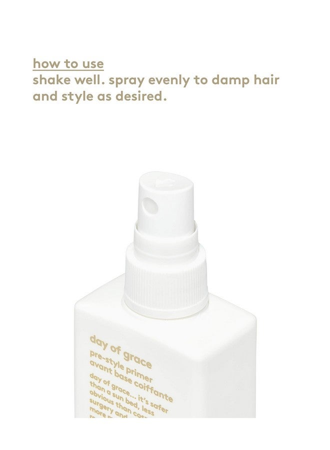Vo Day Of Grace Prestyle Primer Leavein Heat Protectant Spray Moisturizes Detangles & Smooths Hair Travel Size 50Ml / 1.7Fl.Oz