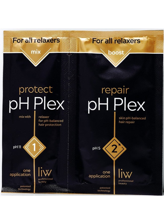 Ph Plex 1 Protect & 2 Repair Relaxer Hair Care Set To Protect & Repair During Relaxer Treatment; Repairs Damaged Hair