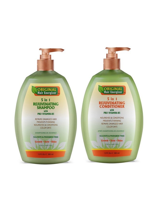 Original Hair Energizer Growth Shampoo & Conditioner 2 In 1 Set 13 Fl Oz Each Dht Blocker + Ph Balancer Duo Pro Vitaminb5 Sulfatefree Stop Loss & Thinning At Root Regrow Treatment For Male & Female