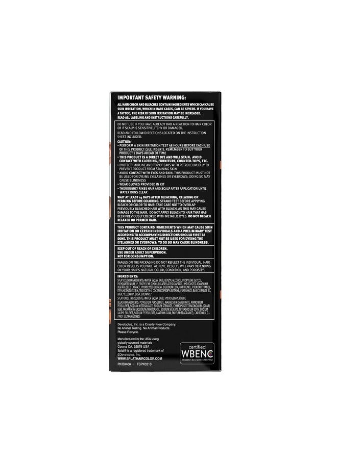 Plat Semipermanent Complete Hair Color Kit/Spicy Copper