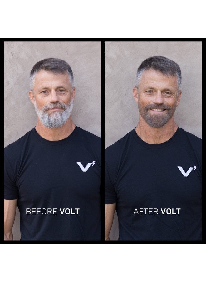 Olt Grooming Instant Beard Color Single Pack Smudge And Water Resistant Quick Drying Brush On Color For Beards Mustaches And Eyebrows 0.35 Fl Oz (10 Ml) Onyx (Black)