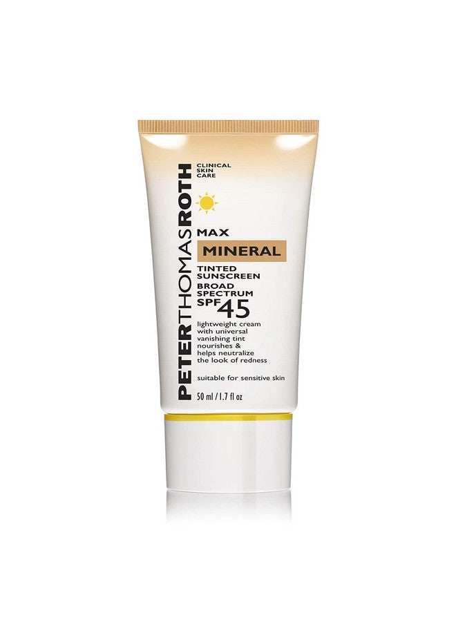 Eter Thomas Roth ; Max Mineral Tinted Sunscreen Broad Spectrum Spf 45 ; Tinted Moisturizer With Spf Waterresistant Mineral Sunscreen For Sensitive Skin 1.7 Fl Oz. (Pack Of 1)