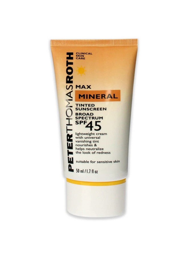 Eter Thomas Roth ; Max Mineral Tinted Sunscreen Broad Spectrum Spf 45 ; Tinted Moisturizer With Spf Waterresistant Mineral Sunscreen For Sensitive Skin 1.7 Fl Oz. (Pack Of 1)