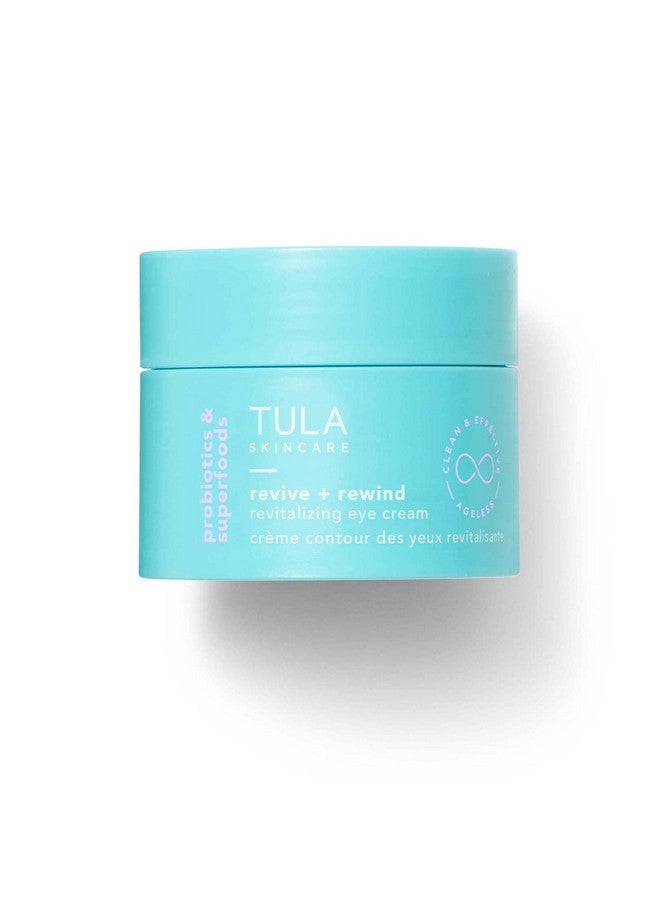 Ula Skin Care Revive & Rewind Revitalizing Eye Cream 0.5 Oz. Smooth Fine Lines Dark Circles & Puffiness