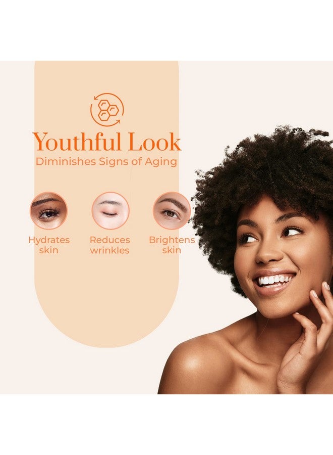 Lear Beauty (Formerly Clair) Vitamin C & Collagen Under Eye Patches Diminishes Dark Circles & Puffiness Antiaging Cooling & Soothing Eye Pads Cruelty Free Korean Skincare For All Skin Types