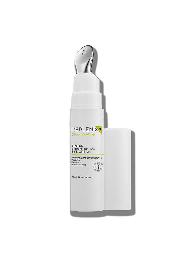 Eplenix Tinted Brightening Eye Cream Firming Under Eye Dark Circle Treatment Improves Fine Lines Wrinkles Puffiness And Hyperpigmentation Undereye Pigment Corrector 0.29 Oz.