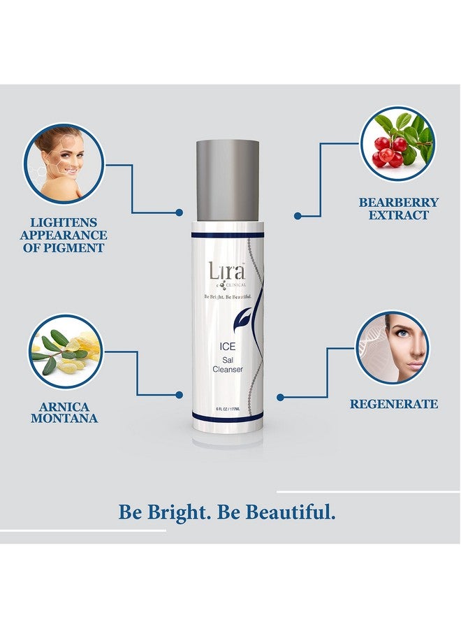 Ira Clinical Ice Sal Cleanser Cooling Facial Cleanser For Acne Treatment With Salicylic Acid Mastiha Peptides & Plant Stem Cells Face Wash For Oily & Acneprone Skin 6 Fl Oz
