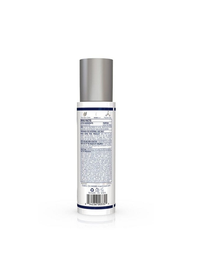 Ira Clinical Ice Sal Cleanser Cooling Facial Cleanser For Acne Treatment With Salicylic Acid Mastiha Peptides & Plant Stem Cells Face Wash For Oily & Acneprone Skin 6 Fl Oz