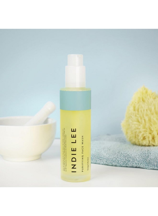 Ndie Lee Purifying Face Wash Daily Detox Foaming Cleanser + Makeup Remover For Radiant Complexion + Blemishprone Skin (4Oz / 125Ml)