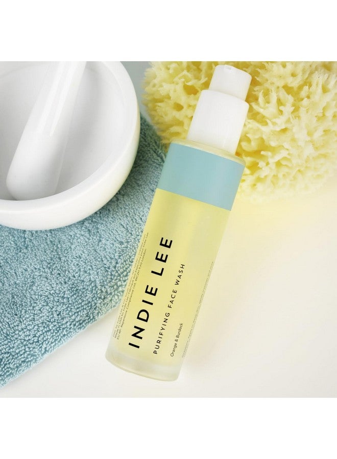 Ndie Lee Purifying Face Wash Daily Detox Foaming Cleanser + Makeup Remover For Radiant Complexion + Blemishprone Skin (4Oz / 125Ml)