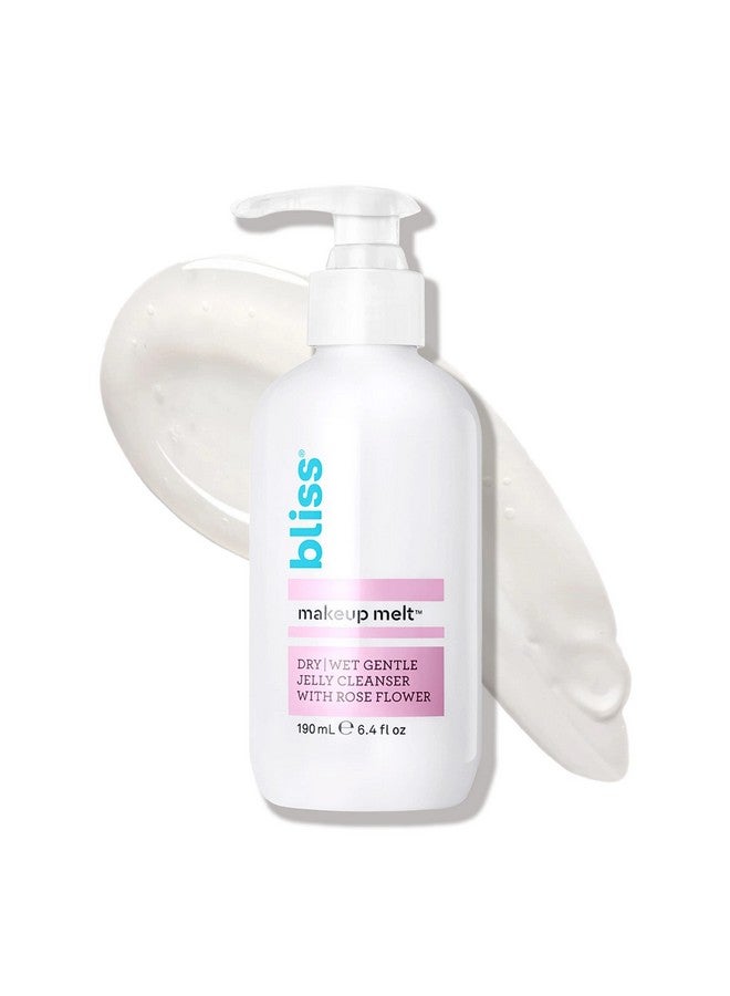 Makeup Melt Jelly Cleanser;Remover 6.4 Fl Oz Supergentle Soothing Rose Flower Vegan & Cruelty Free