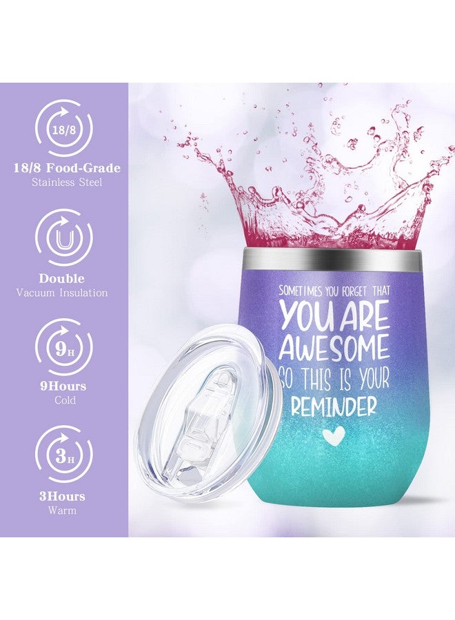 Birthday Gifts For Women Bath And Body Works Gifts Set For Women Spa Gifts Baskets For Women Bubble Bath For Women Lavender Gifts For Women Mom Her Sister Wife Auntie Wine Tumbler Purple Womens Gifts