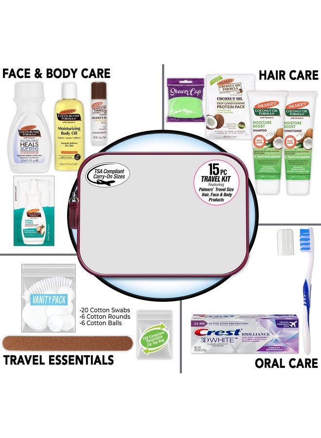 Onvenience Kits International Women'S 15 Pc Kit Featuring: Palmer'S Hair Face & Body Travelsize Products