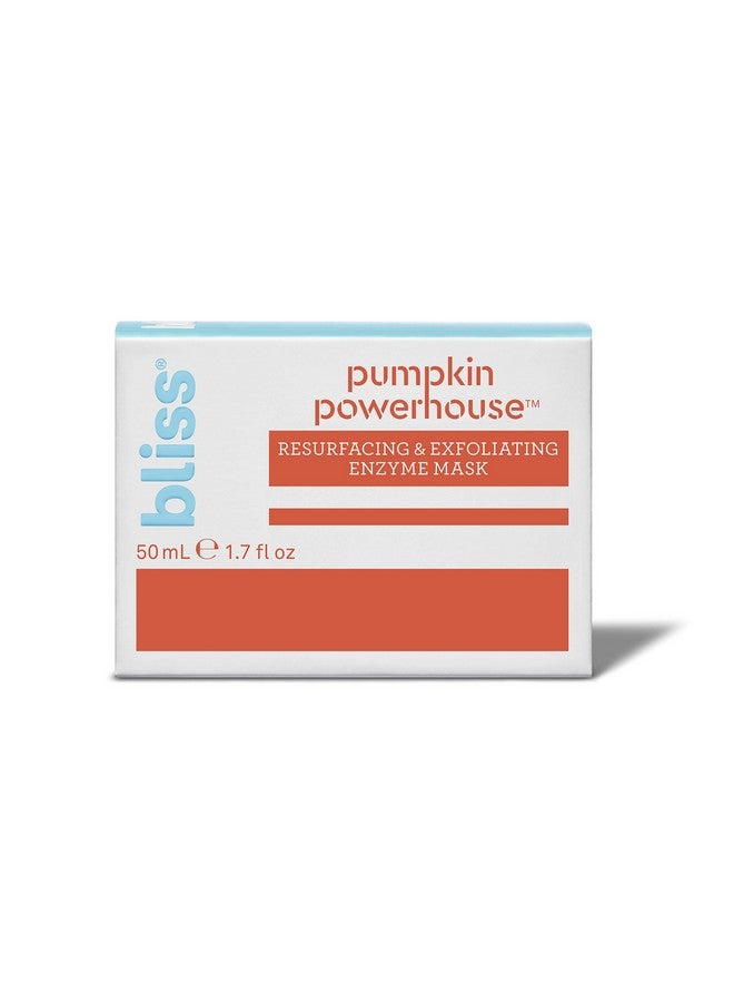 Face Mask Skin Care ; Clean ; Paraben Free ; Crueltyfree ; Vegan (Pumpkin Powerhouse Resurfacing)