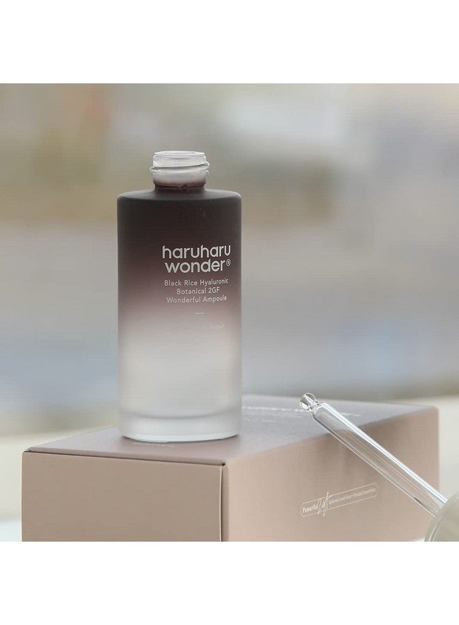 Aruharu Wonder Black Rice Botanical 2Gf Ampoule 1 Fl.Oz / 30Ml ; Facial Serum Egf Serum Antiaging Serum Wrinkle Care ; Cruelty Free Ewggreen