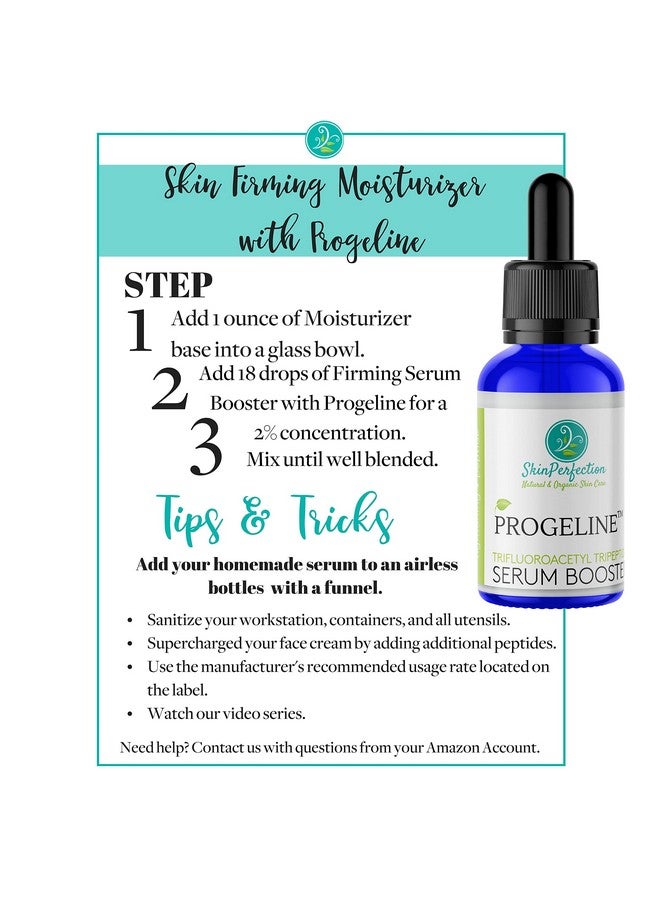 Kin Perfection Firming Serum Booster Pure Progeline Diy Antiaging Peptide Tightening Lift Neck Jaw Jowl Firmness Collagen Elasticity Boost Trifluoroacetyl Tripeptide 2