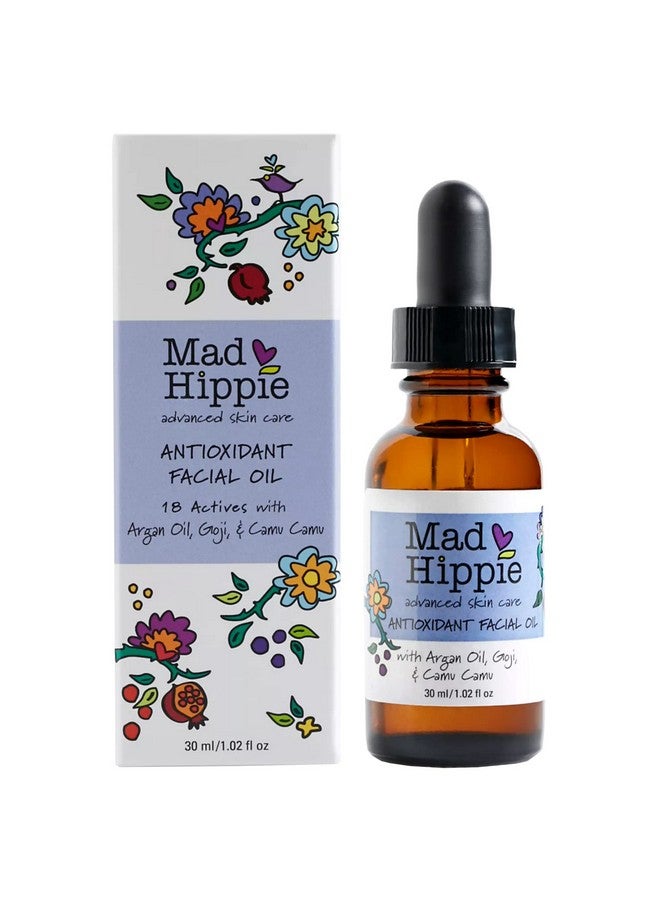 Ad Hippie Antioxidant Facial Oil Face Oil For Women/Men With Organic Argan Oil Noncomedogenic Moisturizer For Face With Natural Sources Of Vitamin C & Vitamin E Oil For Skin Care 1.02 Oz