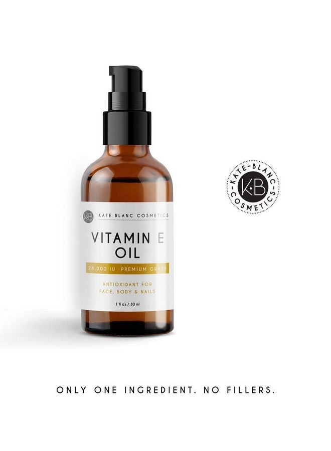 Ate Blanc Cosmetics Vitamin E Oil For Skin And Face (1Oz) Moisturizes Face And Skin. 28 000 Iu. Reduce Appearance Of Scars Wrinkles Dark Spots. Diy Lip Gloss