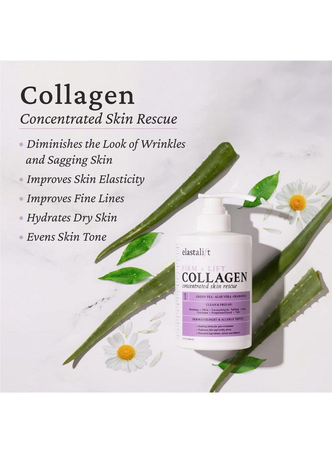 Lastalift Collagen Cream Skin Care Face Lotion & Body Lotion For Dry Skin ; Skin Tightening Cream Collagen Firming Lotion Body Moisturizer Lifts Firms & Tightens For Younger Looking Skin 15 Fl Oz