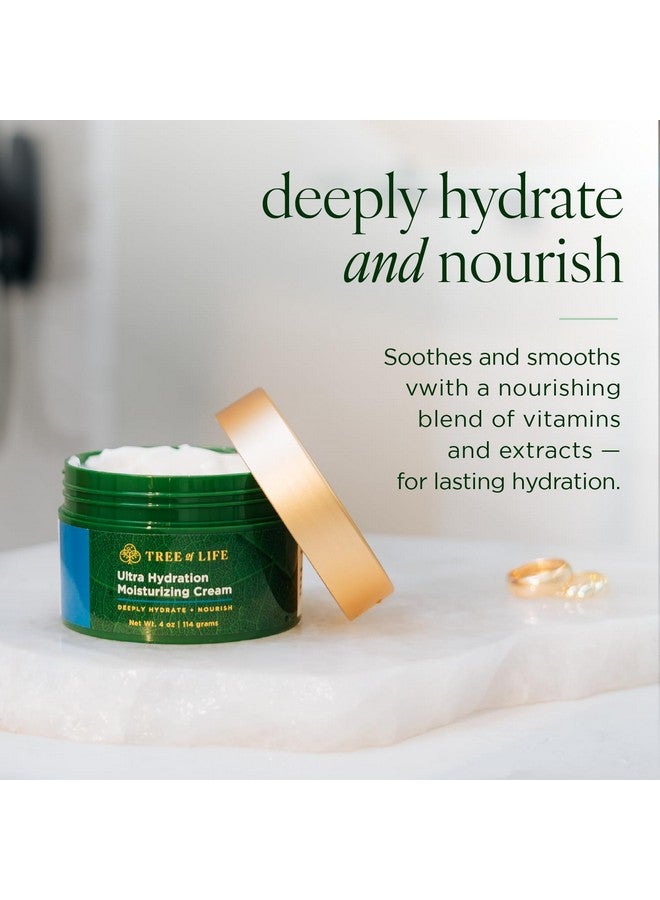 Tree Of Life Hydrating And Moisturizing Face Cream With Botanical Hyaluronic Acid 4 Fl Oz