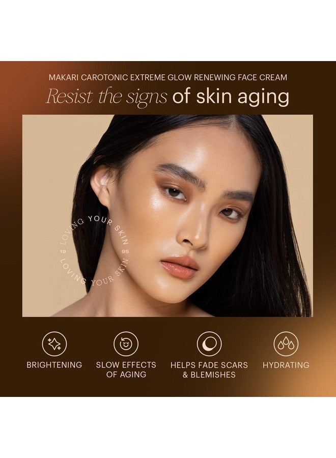 Akari Naturalle Carotonic Extreme Glow Renewing Face Cream Spf15 (1.7 Oz) ; Brightens Moisturizes And Rejuvenates Skin ; Helps Diminish Acne Control Oily Face And Minimize The Appearance Of Aging