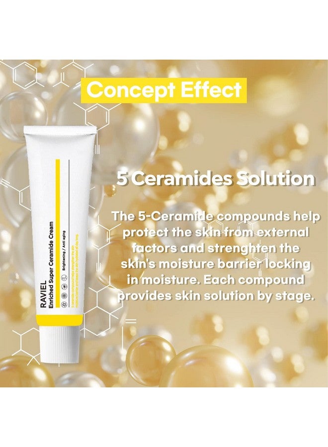 Aviel Super Enriched 5 Ceramide Cream 50Ml Brightening Anti Aging Deep Hydration & Nourishing Hyaluronic Acid Squalane Niacinamide (1)