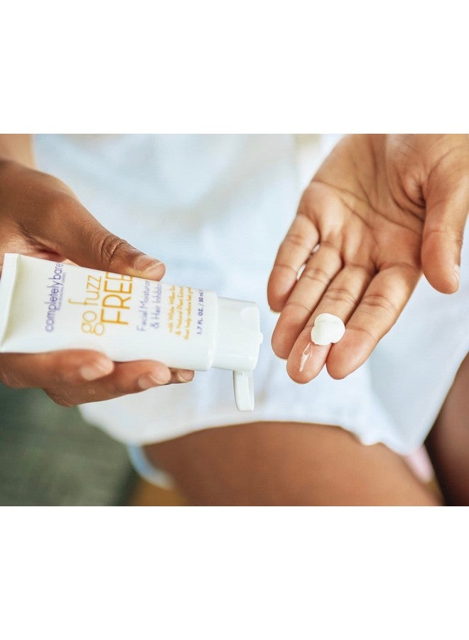 Ompletely Bare Go Fuzz Free Face Moisturizer & Hair Inhibitor Antiaging Extracts & Hair Minimizers
