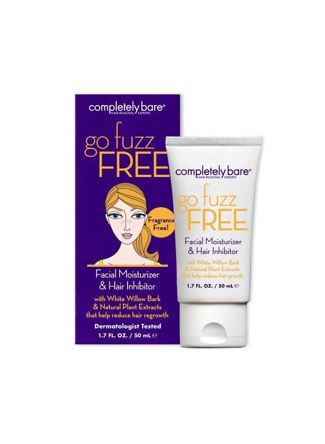 Ompletely Bare Go Fuzz Free Face Moisturizer & Hair Inhibitor Antiaging Extracts & Hair Minimizers