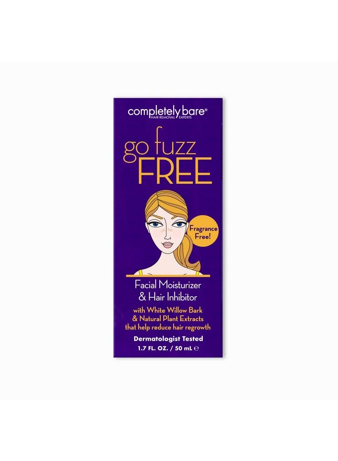 Ompletely Bare Go Fuzz Free Face Moisturizer & Hair Inhibitor Antiaging Extracts & Hair Minimizers
