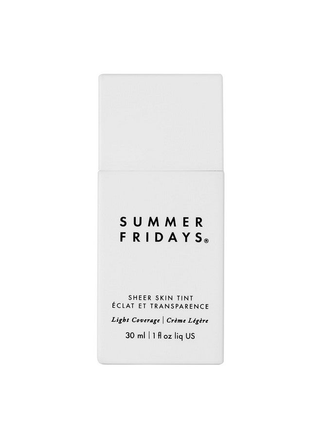 Ummer Fridays Sheer Skin Tint With Hyaluronic Acid + Squalane Shade 4 Lightmedium With Neutral Olive Undertones (1 Fl Oz)