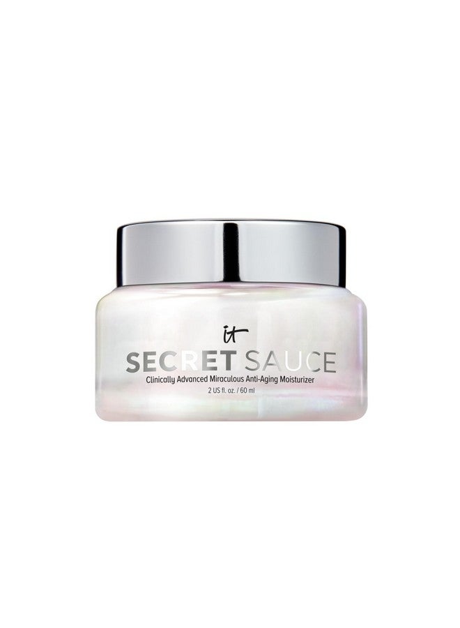 T Cosmetics Secret Sauce Antiaging Moisturizer Hydrating & Plumping Facial Cream For Fine Lines Wrinkles Dark Spots Vegan Day Or Night 2 Fl. Oz