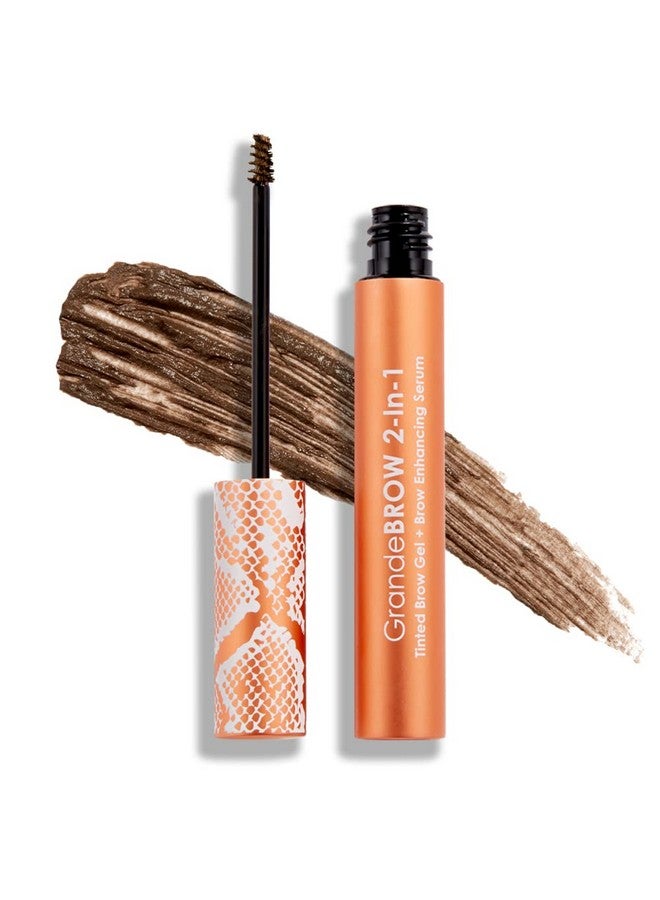 Grandebrow 2In1 Tinted Brow Gel + Brow Enhancing Serum, Medium