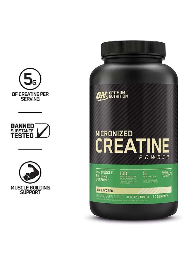 Creatine Powder 300 Grams 60 Servings