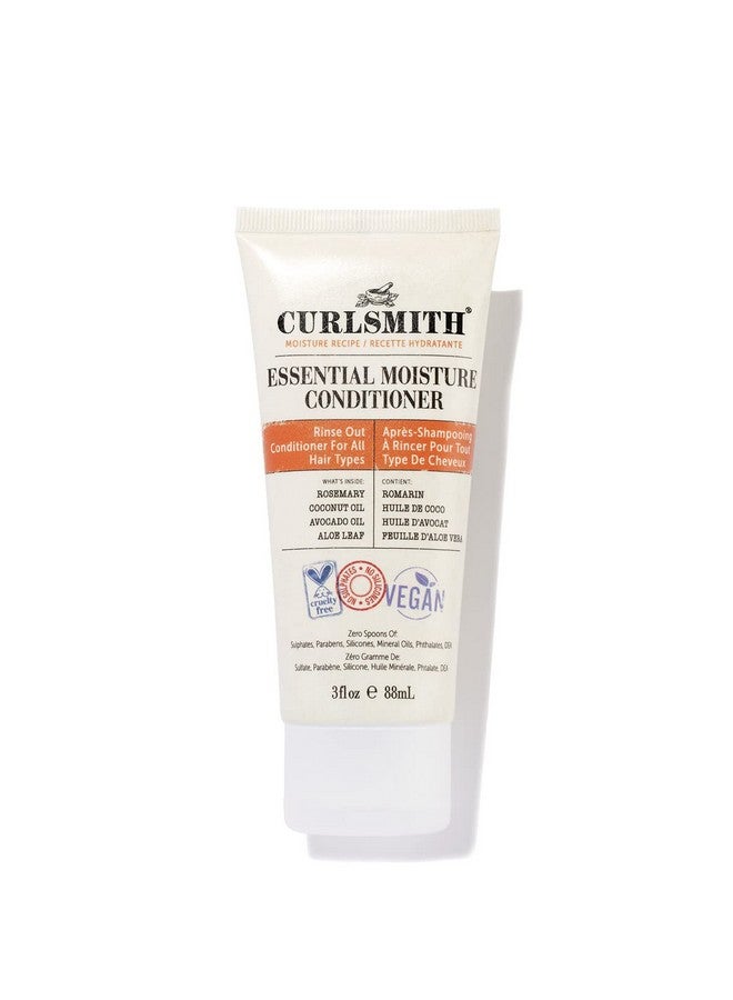 Urlsmith Essential Travel Trio With Cleanser Conditioner And Style Balm For Wavy Curly And Coily Hair 2X 89Ml/3Fl Oz 1X 59Ml/2Fl Oz