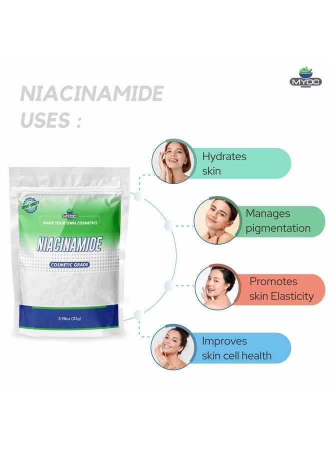 Niacinamide3.9Oz Pure Niacinamide Powder Niacinamide Powder Cosmetic Grade Diy Niacinamide Powder For Serum & Cream