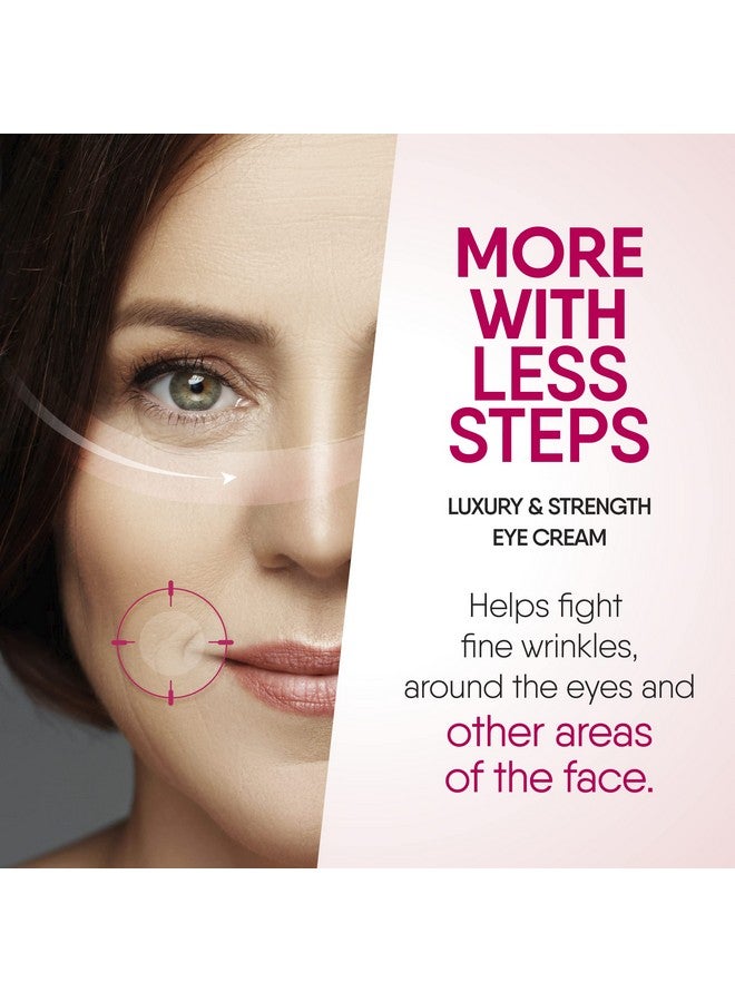 Icatricure Eye Antiwrinkle Cream For Face With Peptides And Micronized Vitamins For Fine Lines & Wrinkles Dark Circles And Eyes Bags ; Long Lasting Hydration Oilfree 1 Oz