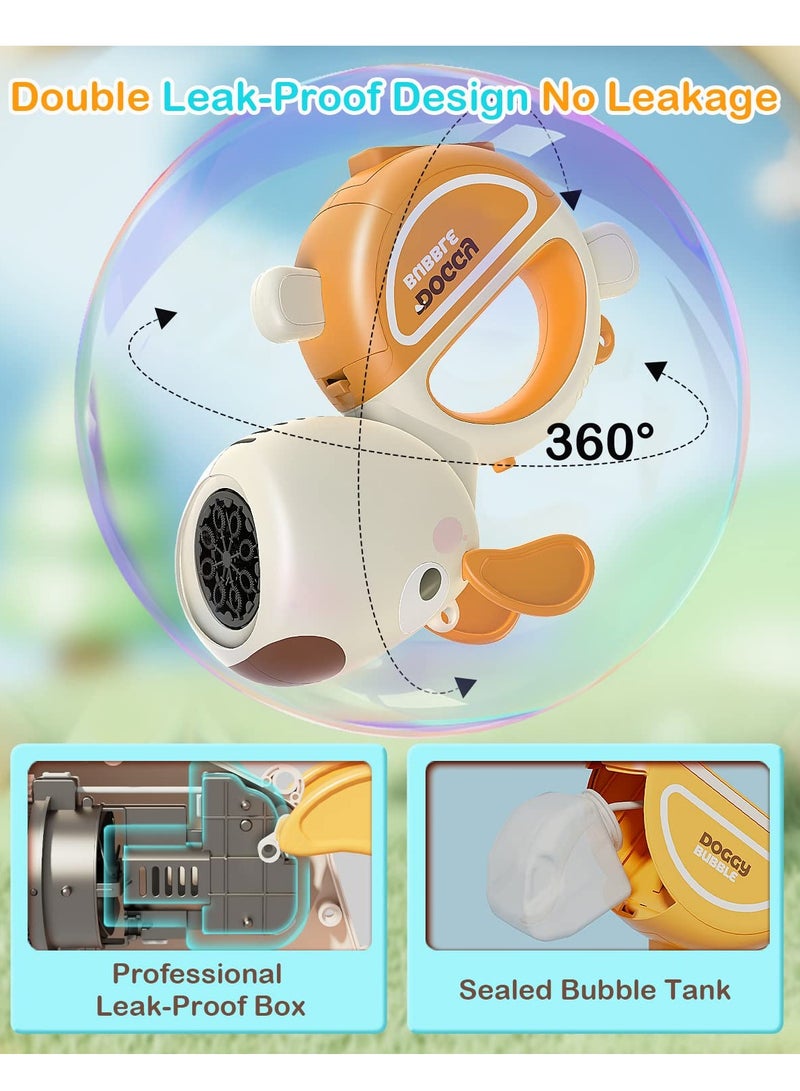 SYOSI Bubble Gun Blaster, Bubble Machine Gun Toys for Toddlers, Outdoor Bubble Gun with Music Lights for Kids, Adults Bubble Makers, Bubble Blaster Gun Bubble Blower Toy for Boys and Girls