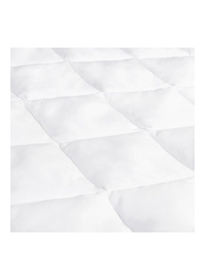 Bed Me Mattress Sheet And Protector, White 120Cm X 60Cm Universal Fitting For Travel Cots And Beds, Soft Fitted Sheets, Machine Washable