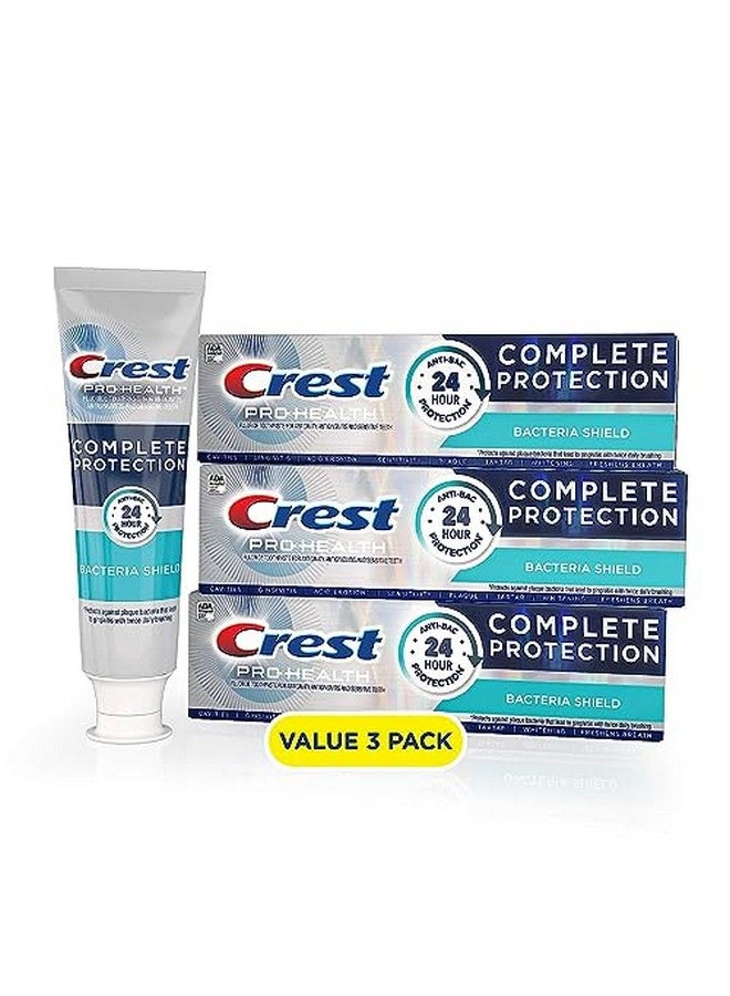 Rest Prohealth Complete Protection Toothpaste Bacteria Shield 4.0Oz (Pack Of 3)