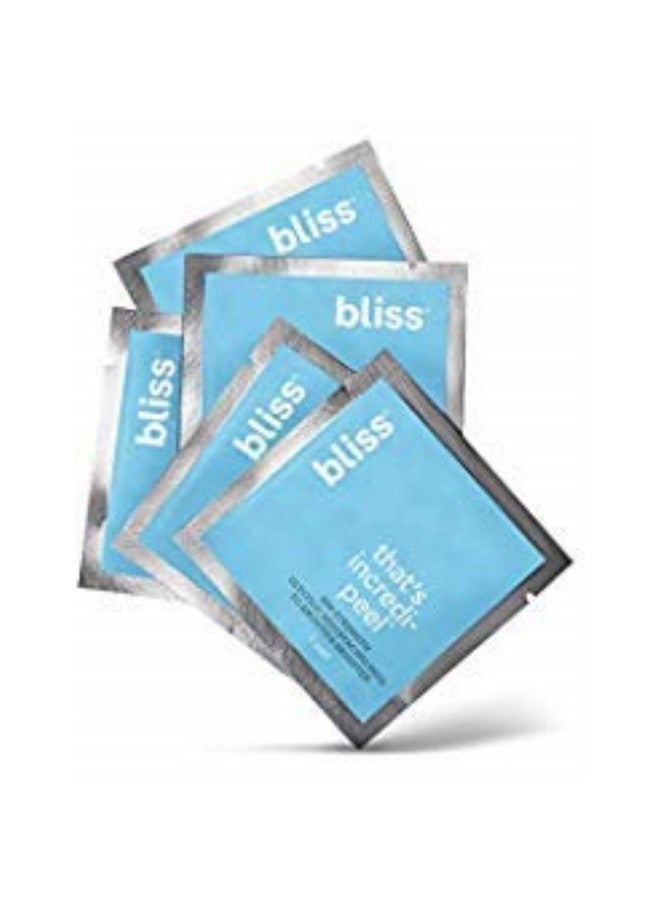 10% Glycolic Acid Peel Pads For Face ; Exfoliates & Brightens ; Clean ; Paraben Free ; Crueltyfree ; Vegan ; 5 Ct.