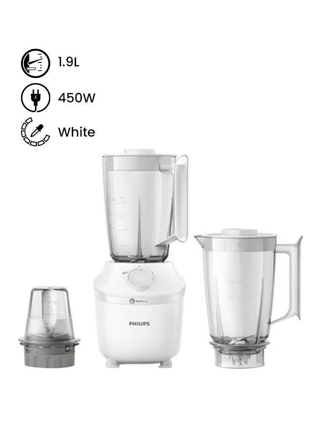 2-In-1 Electric Blender 1.9 L 450 W HR2041/50 White